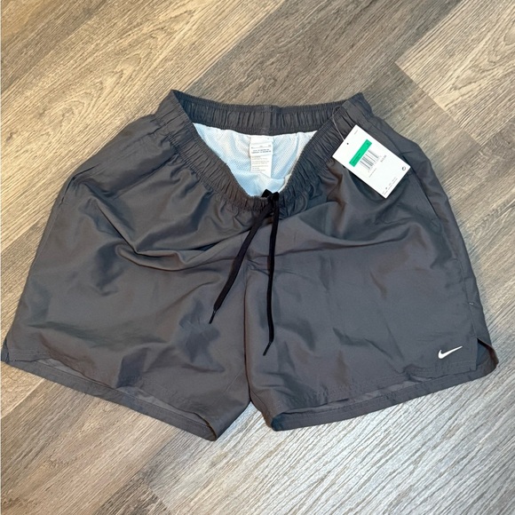Nike Other - NWT Men's XL Nike Swim Grey Athletic / Swim Drawstring Shorts - 6" Inseam